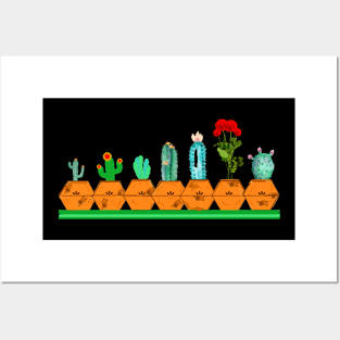 Cactus & Roses...prickly! Mugs, Mask, Pin Posters and Art